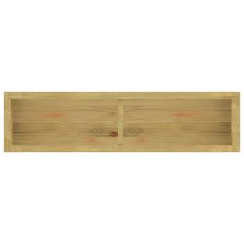 Hochbeet 196 x 50 x 100 cm Kiefernholz Imprägniert 