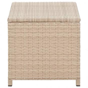 Couchtisch Beige 70x40x38 cm Poly Rattan