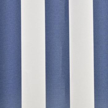 Markisenbespannung Canvas Blau & Weiß 350x250 cm 