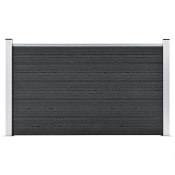 Gartenzaun WPC 526x106 cm Grau