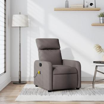 ARDEBO.de - Massagesessel Taupe Stoff