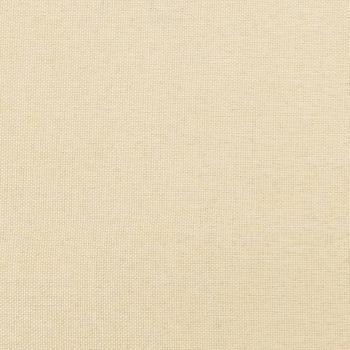 Schlafsofa 2-Sitzer Creme Stoff
