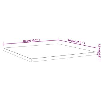 Wandregale 4 Stk. Grau Sonoma 40x40x1,5 cm Holzwerkstoff
