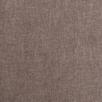 Schlafsofa 2-Sitzer mit 2 Kissen Taupe Stoff