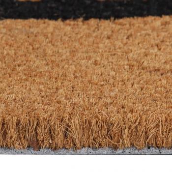 Fußmatte Natur 45x75 cm Kokosfaser Getuftet