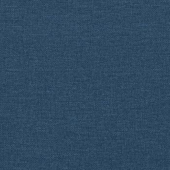 Kopfteil-Kissen Blau 140 cm Stoff
