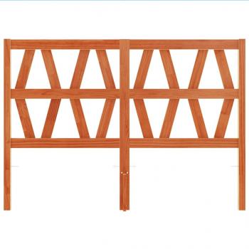 Kopfteil Wachsbraun 160 cm Massivholz Kiefer