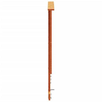 Kopfteil Wachsbraun 135 cm Massivholz Kiefer