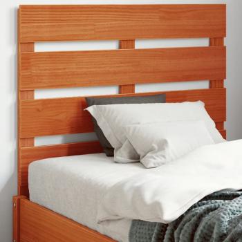 ARDEBO.de - Kopfteil Wachsbraun 90 cm Massivholz Kiefer