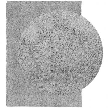 Shaggy-Teppich PAMPLONA Hochflor Modern Grau 200x280 cm