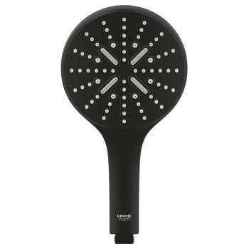 GROHE Rainshower Smartactive 130 Handbrause, 3 Strahlarten, phantom black (22127KF0)