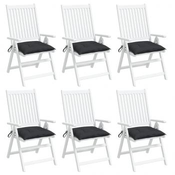 ARDEBO.de - Palettenkissen 6 Stk. Schwarz 50x50x7 cm Oxford-Gewebe