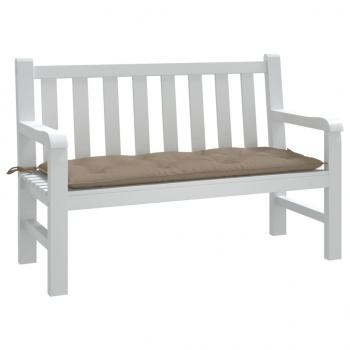 ARDEBO.de - Gartenbank-Auflage Taupe 120x50x7 cm Oxford-Gewebe