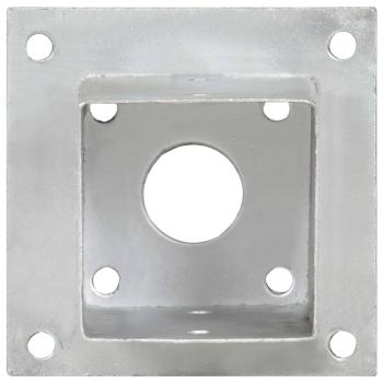 Pfostenanker 4 Stk. Verzinktes Metall 91 mm