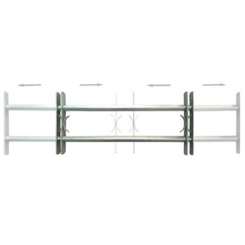 Fenstergitter Verstellbar für Fenster 2 Stk. 700-1050 mm 