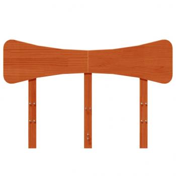 Kopfteil Wachsbraun 135 cm Massivholz Kiefer