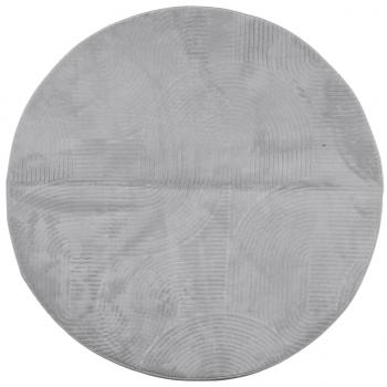 Teppich IZA Kurzflor Skandinavischer Look Grau Ø 160 cm