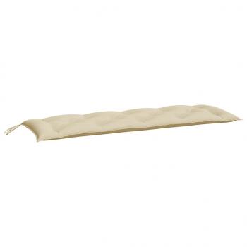 Gartenbank-Auflagen 2 Stk. Beige 150x50x7 cm Oxford-Gewebe