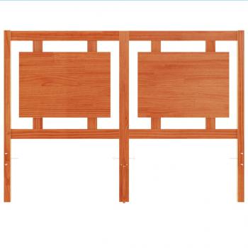 Kopfteil Wachsbraun 135 cm Massivholz Kiefer