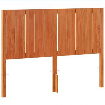 Kopfteil Wachsbraun 135 cm Massivholz Kiefer