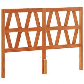 Kopfteil Wachsbraun 135 cm Massivholz Kiefer