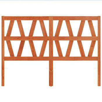 Kopfteil Wachsbraun 135 cm Massivholz Kiefer