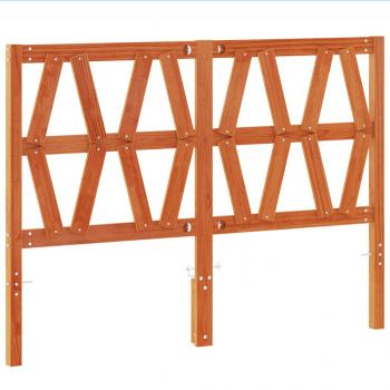 Kopfteil Wachsbraun 135 cm Massivholz Kiefer