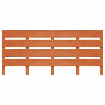 Kopfteil Wachsbraun 135 cm Massivholz Kiefer