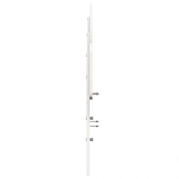 Kopfteil Weiß 200 cm Massivholz Kiefer