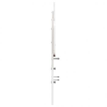 Kopfteil Weiß 150 cm Massivholz Kiefer