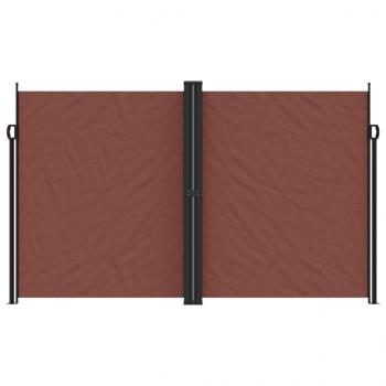 Seitenmarkise Ausziehbar Braun 200x1000 cm