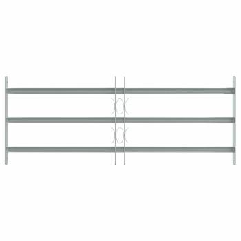 Fenstergitter Verstellbar mit 3 Querstäben 700-1050 mm