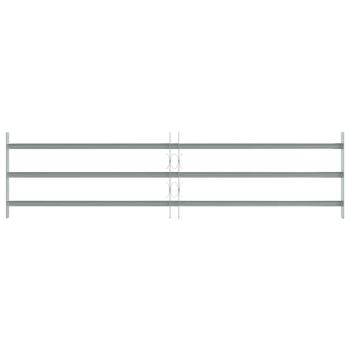 Fenstergitter Verstellbar mit 3 Querstäben 1000-1500 mm