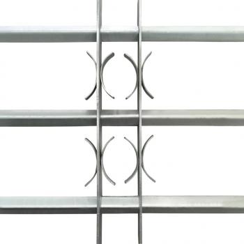 Fenstergitter Verstellbar mit 3 Querstäben 1000-1500 mm