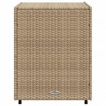 Gartenschrank Beige 55x59x69 cm Poly Rattan