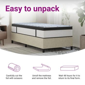 Matratze Taschenfederkern Medium Plus 90x190 cm