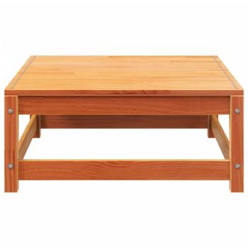 Gartensofa ohne Armlehnen mit Kissen und Hocker