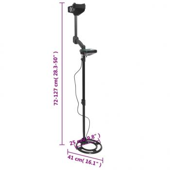 Metalldetektor 24 cm Suchtiefe mit LCD-Display