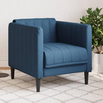 ARDEBO.de - Sessel Blau Stoff