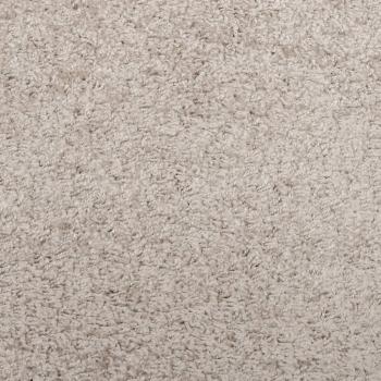 Shaggy-Teppich PAMPLONA Hochflor Modern Beige 140x200 cm