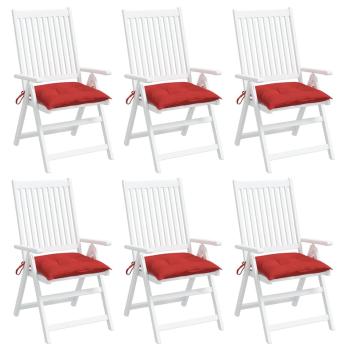 ARDEBO.de - Palettenkissen 6 Stk. Rot 50x50x7 cm Oxford-Gewebe