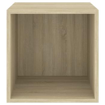 Wandschränke 4 Stk. Sonoma-Eiche 37x37x37 cm Holzwerkstoff
