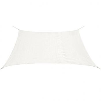 ARDEBO.de - Sonnensegel HDPE Rechteckig 4 x 6 m Weiß