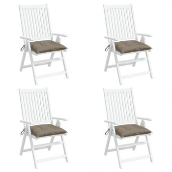 ARDEBO.de - Palettenkissen 4 Stk. Taupe 50x50x7 cm Oxford-Gewebe