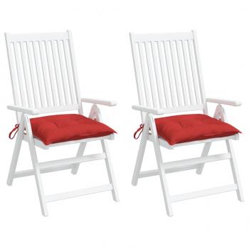 ARDEBO.de - Palettenkissen 2 Stk. Rot 50x50x7 cm Oxford-Gewebe