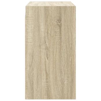 Wandschrank mit Glastüren Sonoma-Eiche 68x37x68,5 cm
