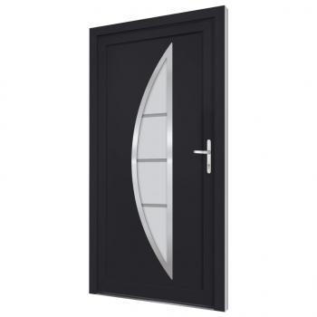 Haustür Anthrazit 108x208 cm PVC