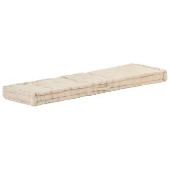 Palettenauflagen 2 Stk. Baumwolle Beige