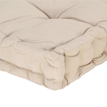 Palettenauflagen 2 Stk. Baumwolle Beige