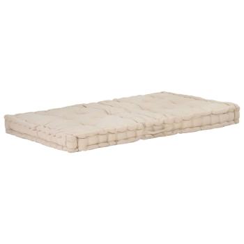 Palettenauflagen 2 Stk. Baumwolle Beige